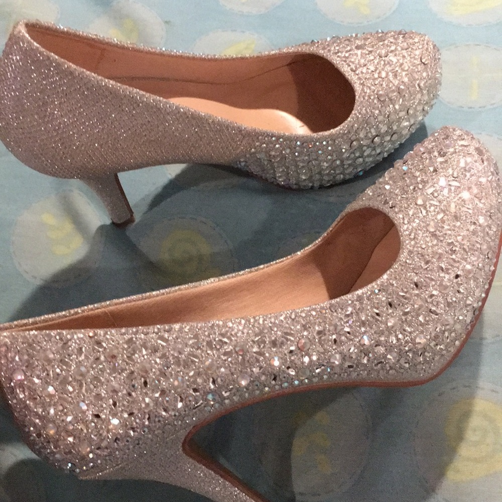 Silver High Heels!